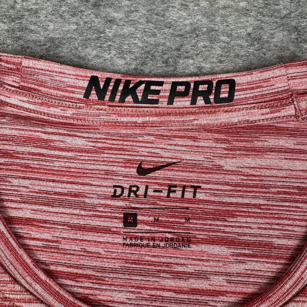 Nike Pro Dri Fit T-Shirt Tee Red Mens Medium M